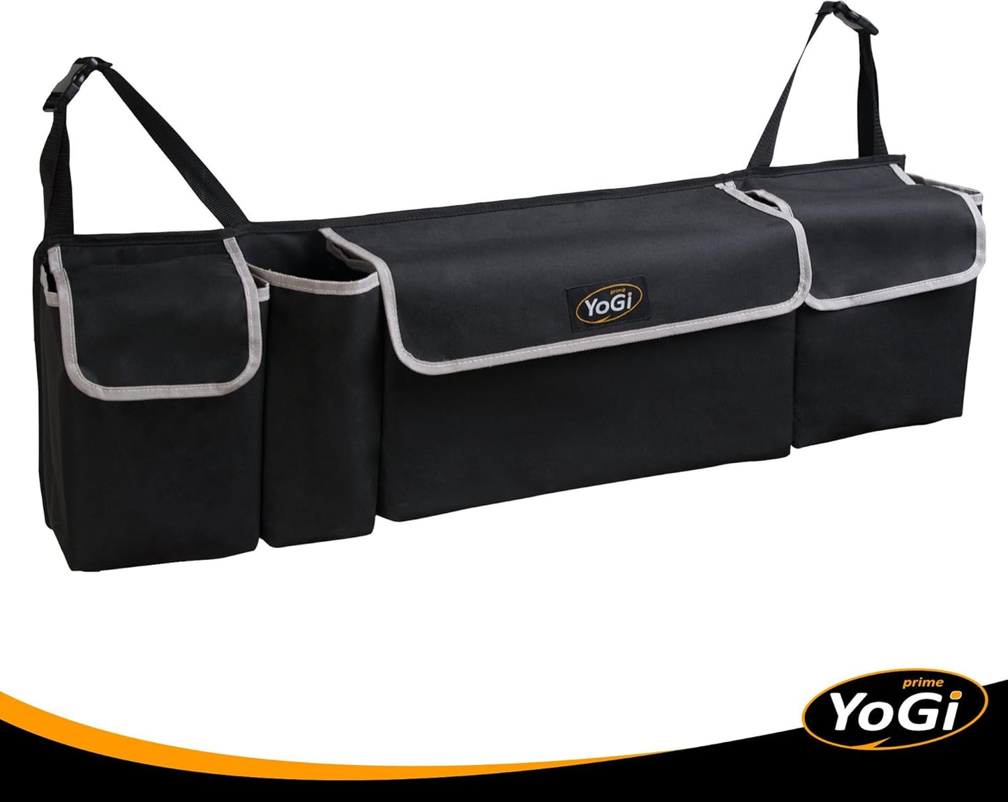 YoGi Prime Trunk organizer for all cars, hanging Trunk Storage Organizer Will Provides You The Most Storage Space Possible, Use It As A Back Seat Storage Car Cargo Organizer