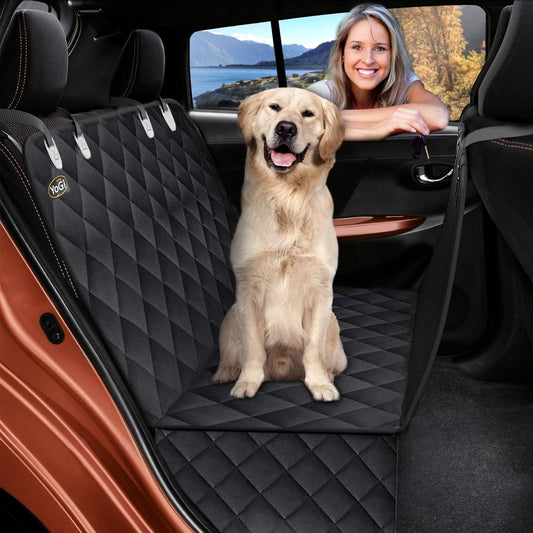 Yogi Prime Dog Seat Cover for Back Seat,Waterproof Scratchproof Heavy Duty Pet Car Hammock for Backseat Protection Against Dirt Pet Fur, Protect Your Vehicle with Durable Back Seat Cover for SUV